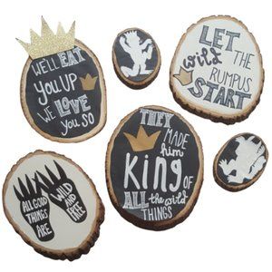 WTWTA Themed Rustic Wood Slice Decorations